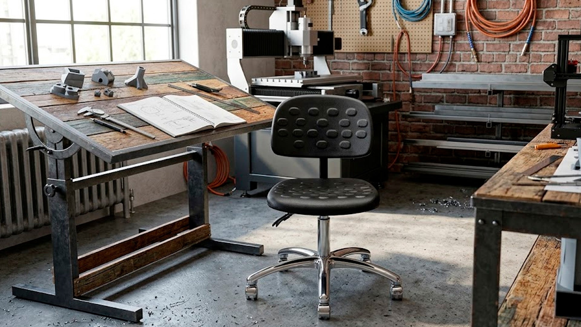Silla Industrial 1912 ESD